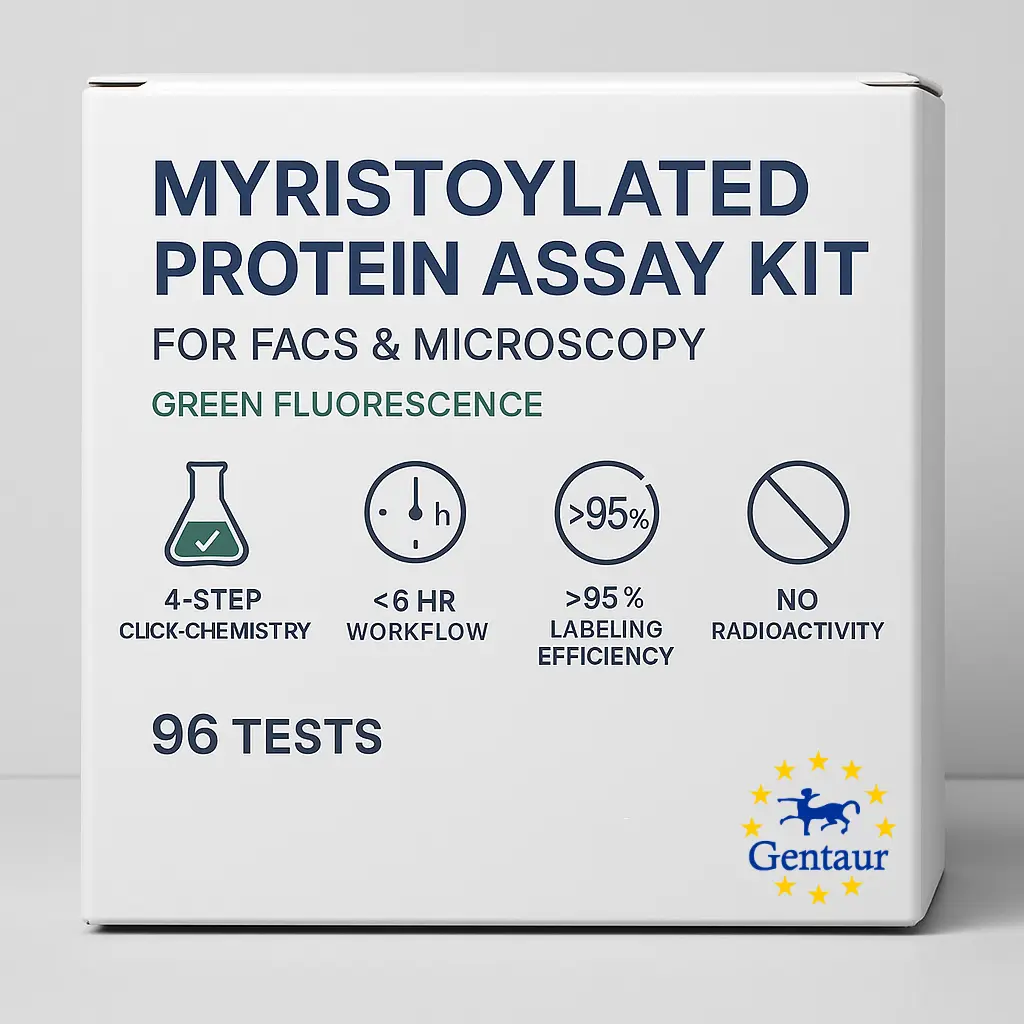 Myristoylated Protein Assay Kit (FACS/Microscopy), Green Fluorescence